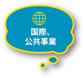 国際、公共事業